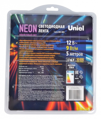 Лента светодиодная Uniel Neon ULS-N01 UL-00009089 фото 2 Лента светодиодная Uniel Neon ULS-N01 UL-00009089 фото 2