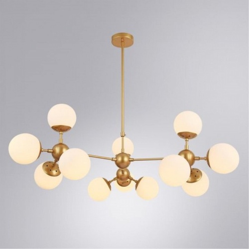Люстра на штанге Arte Lamp BOLLA A1664SP-12GO фото 2 Люстра на штанге Arte Lamp BOLLA A1664SP-12GO фото 2