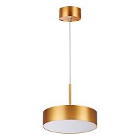 NOVOTECH 358763 OVER NT21 410 матовое золото Светильник накладной светодиодный, длина провода 2м IP20 LED 30W 4000K 2600Лм 100-265V PROMETA