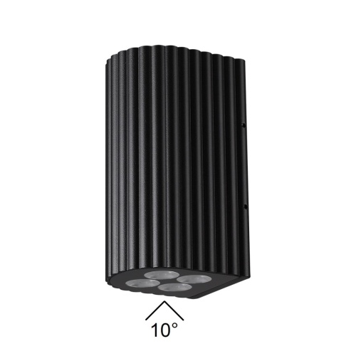 ODEON LIGHT 7127/14WL NATURE ODL25 681 Фасадный светильник черный/металл IP54 LED 15W 10° 220-240V GLENN