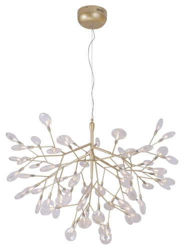 Светильник подвесной Crystal Lux EVITA SP63 GOLD/TRANSPARENT Светильник подвесной Crystal Lux EVITA SP63 GOLD/TRANSPARENT