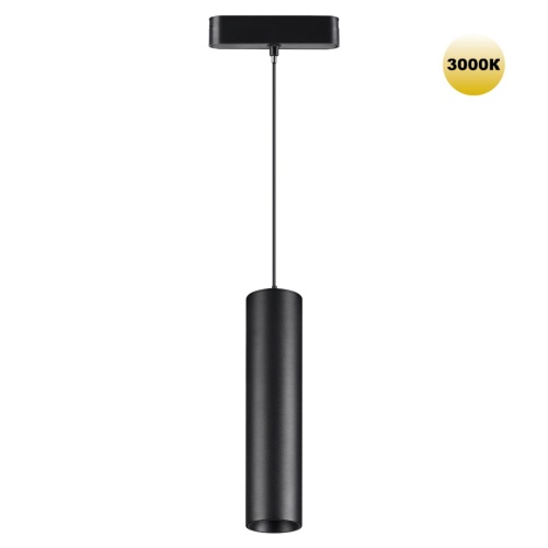NOVOTECH 359268 SHINO NT23 196 черный Трековый светильник для низковольтного шинопровода IP20 LED 9W 48V 855Лм 3000К SMAL