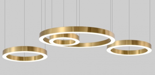Люстра Light Ring Horizontal D40 Золото фото 2