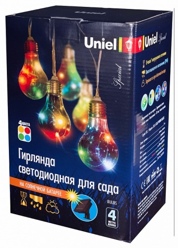 Гирлянда на солнечных батареях Uniel USL-S-126 UL-00003332 фото 6 Гирлянда на солнечных батареях Uniel USL-S-126 UL-00003332 фото 6