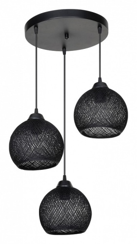 Подвесной светильник TopLight Lizbeth TL1612R-03BK Подвесной светильник TopLight Lizbeth TL1612R-03BK