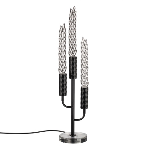 ODEON LIGHT EXCLUSIVE 5459/9TL L-VISION ODL_EX26 041 черный глянцевый/прозрачн./металл/стекло/хрустальное стекло Настольная лампа LED 9W (3*3W) 3000K 460Лм KOLOS фото 7