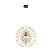 LUMION 8383/1 ECO LN26 324 черный/бежевый, металл/бамбук Подвес E27 40W 220V CHAKRA