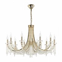 ODEON LIGHT 5063/10 CLASSIC ODL24 625 золото/прозрачный/металл/хрусталь Люстра E14 10х40W CAPEL