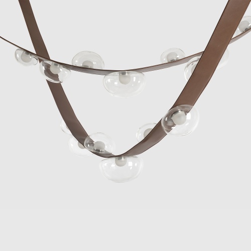 Светильник подвесной Crystal Lux BOSQUE SP7 L3000 BROWN/TRANSPARENT фото 6
