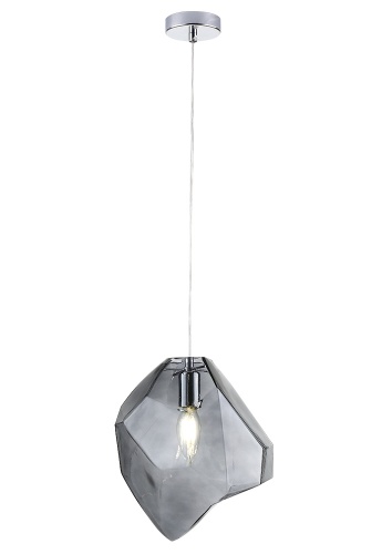 Светильник подвесной Crystal Lux NUESTRO SP1 CHROME/SMOKE Светильник подвесной Crystal Lux NUESTRO SP1 CHROME/SMOKE