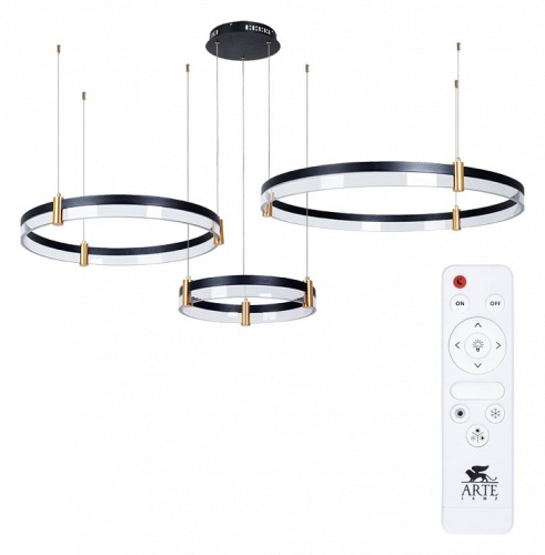 Подвесная люстра Arte Lamp MERCURY A2185SP-3BK фото 2