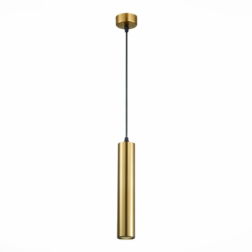 ST151.303.01 Светильник подвесной Золотистый GU10 1*50W IP20 D54xH290 220V Без ламп ST151.303.01 Светильник подвесной Золотистый GU10 1*50W IP20 D54xH290 220V Без ламп