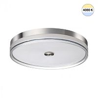 SONEX 7727/112L MITRA LED SN 541 Светильник металл/акрил/никель/прозрачный LED 112Вт 4000K D500 IP20 ETERNA