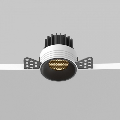 Встраиваемый светильник Maytoni Technical Round DL058-7W2.7K-TRS-B фото 7