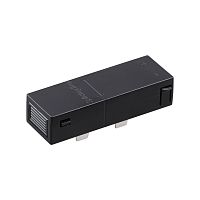 NOVOTECH 135312 PORT NT25 206 черный Соединитель с токопроводом прямой IP20 90-240V VECTOR