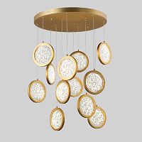 Дизайнерская подвесная люстра ЛУНА lighting collection D70