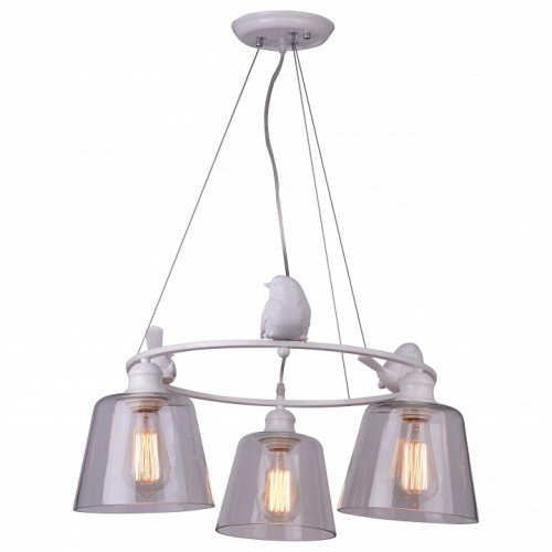 Подвесная люстра Arte Lamp PASSERO A4289LM-3WH фото 2 Подвесная люстра Arte Lamp PASSERO A4289LM-3WH фото 2