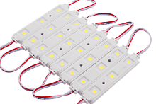 Модуль светодиодый SWG , 3LED, 0,72Вт, 12В, IP65, Цвет: 6000-6500 К Холодный белый, провод 9см