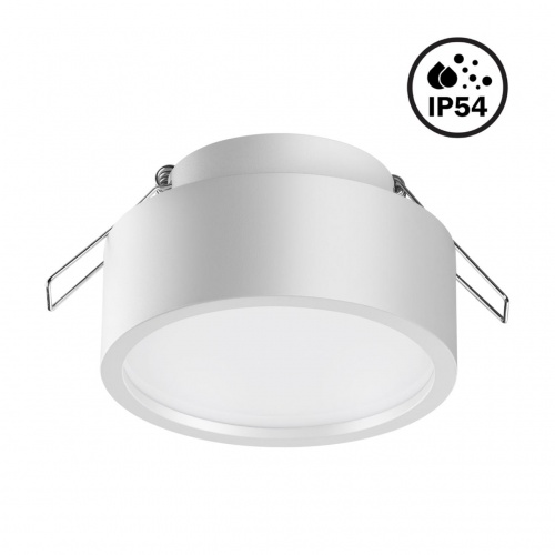 NOVOTECH 358903 SPOT NT22 588 белый Встраиваемый влагозащищенный светильник IP54 LED 4000K 10W 220V MAY
