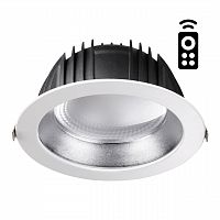 358336 SPOT NT19 114 белый/серебро Встраиваемый диммир.св-к с пультом ДУ IP20 LED 2700~5000К GESTION
