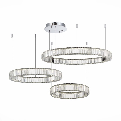 SL1622.113.03 Люстра подвесная ST-Luce Хром/Прозрачный LED 1*122W 4000K SL1622.113.03 Люстра подвесная ST-Luce Хром/Прозрачный LED 1*122W 4000K