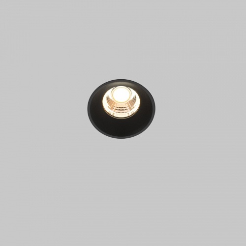 Встраиваемый светильник Maytoni Technical Round DL058-7W3K-TRS-B фото 5