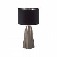 LUMION 8125/1T COMFI LN26 478 черный/серый, керамика/текстиль Настольная лампа E27 1*60W 220V HINAMI