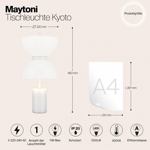 Настольная лампа декоративная Maytoni Memory MOD178TL-L11W3K фото 4