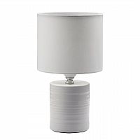 LUMION 8144/1T MODERNI LN26 492 белый, керамика/текстиль Настольная лампа Е27 1*60W 220V TUALA
