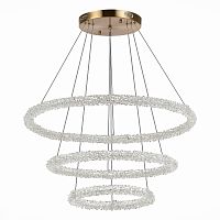 SL6110.203.03 Люстра подвесная ST-Luce Золотистый/Золотистый LED 3*35W 3000 - 6500K