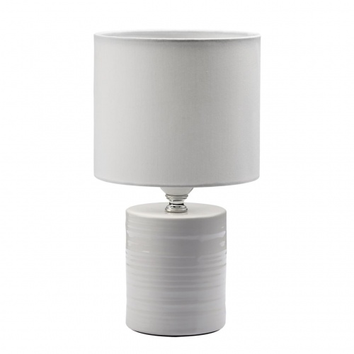 LUMION 8144/1T MODERNI LN26 492 белый, керамика/текстиль Настольная лампа Е27 1*60W 220V TUALA