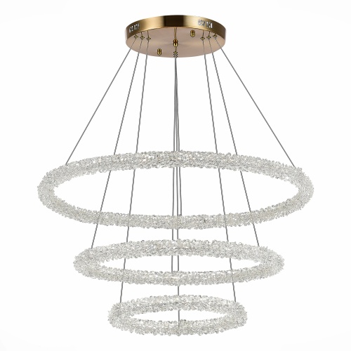 SL6110.203.03 Люстра подвесная ST-Luce Золотистый/Золотистый LED 3*35W 3000 - 6500K SL6110.203.03 Люстра подвесная ST-Luce Золотистый/Золотистый LED 3*35W 3000 - 6500K