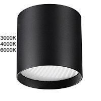 ODEON LIGHT 7129/8CL HIGHTECH ODL26 325 Потолочный светильник черный/металл IP20 LED 8W 480Лм 3000K/4000K/6000K 120° 220-240V OBEN