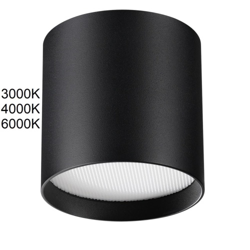 ODEON LIGHT 7129/8CL HIGHTECH ODL26 325 Потолочный светильник черный/металл IP20 LED 8W 480Лм 3000K/4000K/6000K 120° 220-240V OBEN