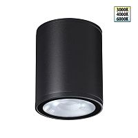 NOVOTECH 359535 STREET NT25 698  черный Светильник ландшафтный с переключ. цветовой температуры IP65 LED 10W 100-240V 3000К\4000К\6000К TUMBLER