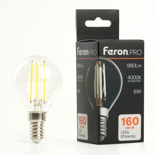 Лампа светодиодная Feron LB-1706 E14 6Вт 4000K 51257 фото 4