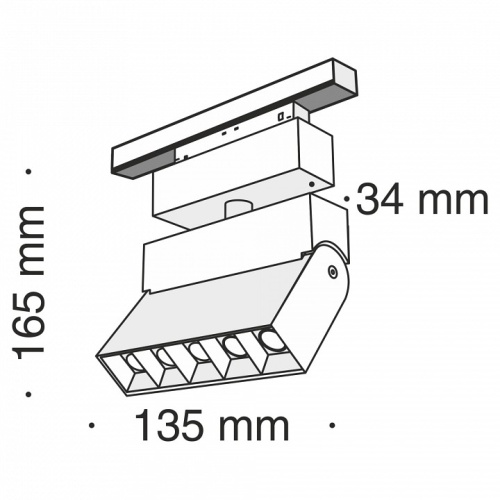 Светильник на штанге Maytoni Technical Points TR015-2-10W3K-B фото 4 Светильник на штанге Maytoni Technical Points TR015-2-10W3K-B фото 4
