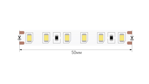 Лента светодиодная - 2835, 120 LED/м, 9,6 Вт/м, 24В , IP20, Цвет: Нейтральный белый Лента светодиодная - 2835, 120 LED/м, 9,6 Вт/м, 24В , IP20, Цвет: Нейтральный белый