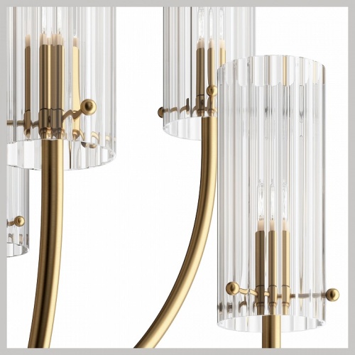 Люстра на штанге Maytoni Arco MOD223PL-08BS фото 3