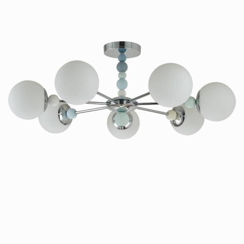 LUMION 6525/7C MODERNI LN26 358 хром Люстра потолочная E14 7*40W 220V SUNDAY