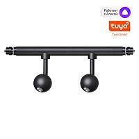 NOVOTECH 359375 KONST NT24 046 черный Светильник диммир. со сменой цв. температ. (управл. - пульт ДУ или прилож. Smart Life) IP20 LED 14W 48V 3000-6000К GLAT