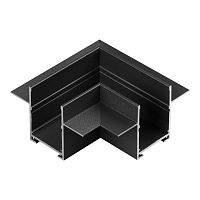 NOVOTECH 135310 PORT NT25 203 черный Соединитель угловой "L" для шинопровода в ГКЛ (арт.135302-135303) IP20 VECTOR