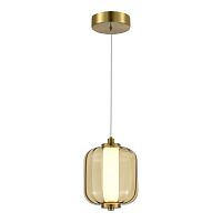 SL1193.303.01 Подвес ST-Luce Латунь/Янтарный LED 1*10,8W 3000K