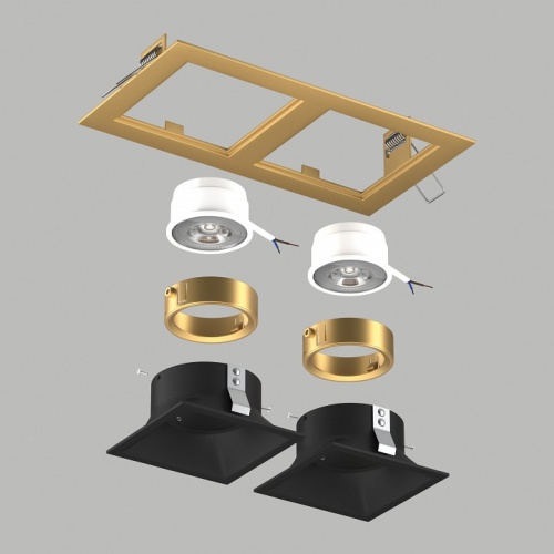 Встраиваемый светильник Lightstar Domino D5230707GMOD фото 3 Встраиваемый светильник Lightstar Domino D5230707GMOD фото 3