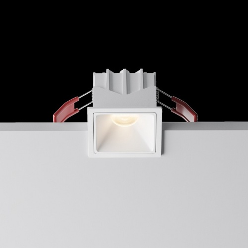 Встраиваемый светильник Maytoni Technical Alfa LED DL043-01-10W3K-SQ-W-1 фото 5 Встраиваемый светильник Maytoni Technical Alfa LED DL043-01-10W3K-SQ-W-1 фото 5