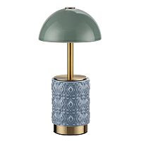 ODEON LIGHT EXCLUSIVE 5452/3TL L-VISION ODL_EX26 010 светлая бронза/зеленый/синий/металл/керамика Настольная лампа беспроводная LED*3W 3000K LULU