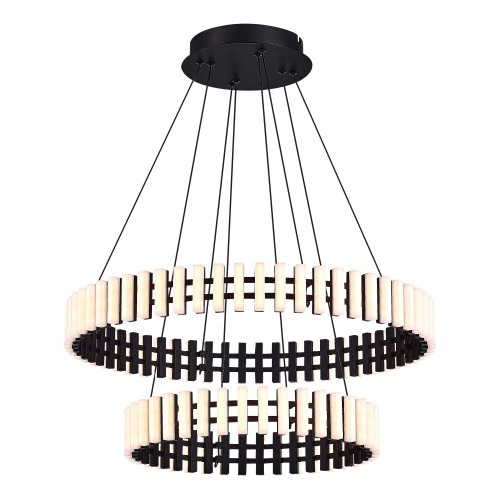 SL6203.403.65 Люстра подвесная ST-Luce Черный/Белый LED 1*65W 3000K SL6203.403.65 Люстра подвесная ST-Luce Черный/Белый LED 1*65W 3000K