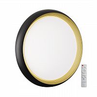SONEX 7651/EL PALE SN 141 Светильник пластик/черн./золот. LED 70Вт 3000-6000К D480 IP43 пульт ДУ TOFIQ BLACK