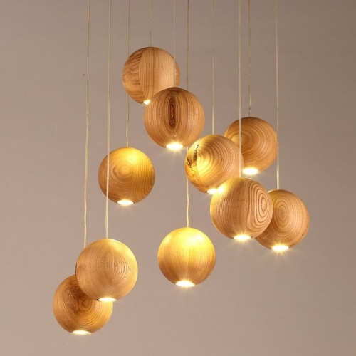 Подвесной светильник Lofter Wooden Sphere Подвесной светильник Lofter Wooden Sphere