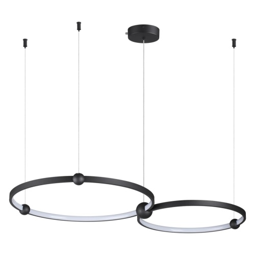 LUMION 6533/80L LEDIO LN23 000 чёрный Светильник подвеснойс ПДУ LED 80W 3000-6000K 220V DIEGO